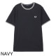 FRED PERRY フレッドペリー クルーネック半袖Tシャツ/M1588 メンズ