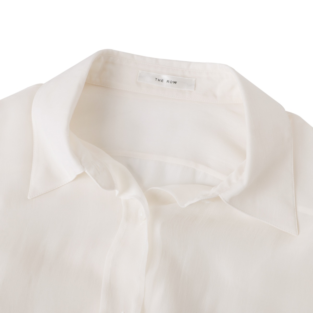 ザ ロウ THE ROW 長袖レギュラーカラーシャツ NESSON SHIRT オーバーサイズ シャツ ホワイト レディース 8740-w3672-wht THE ROW ザ ロウ 長袖レギュラーカラーシャツ/オーバーサイズ
