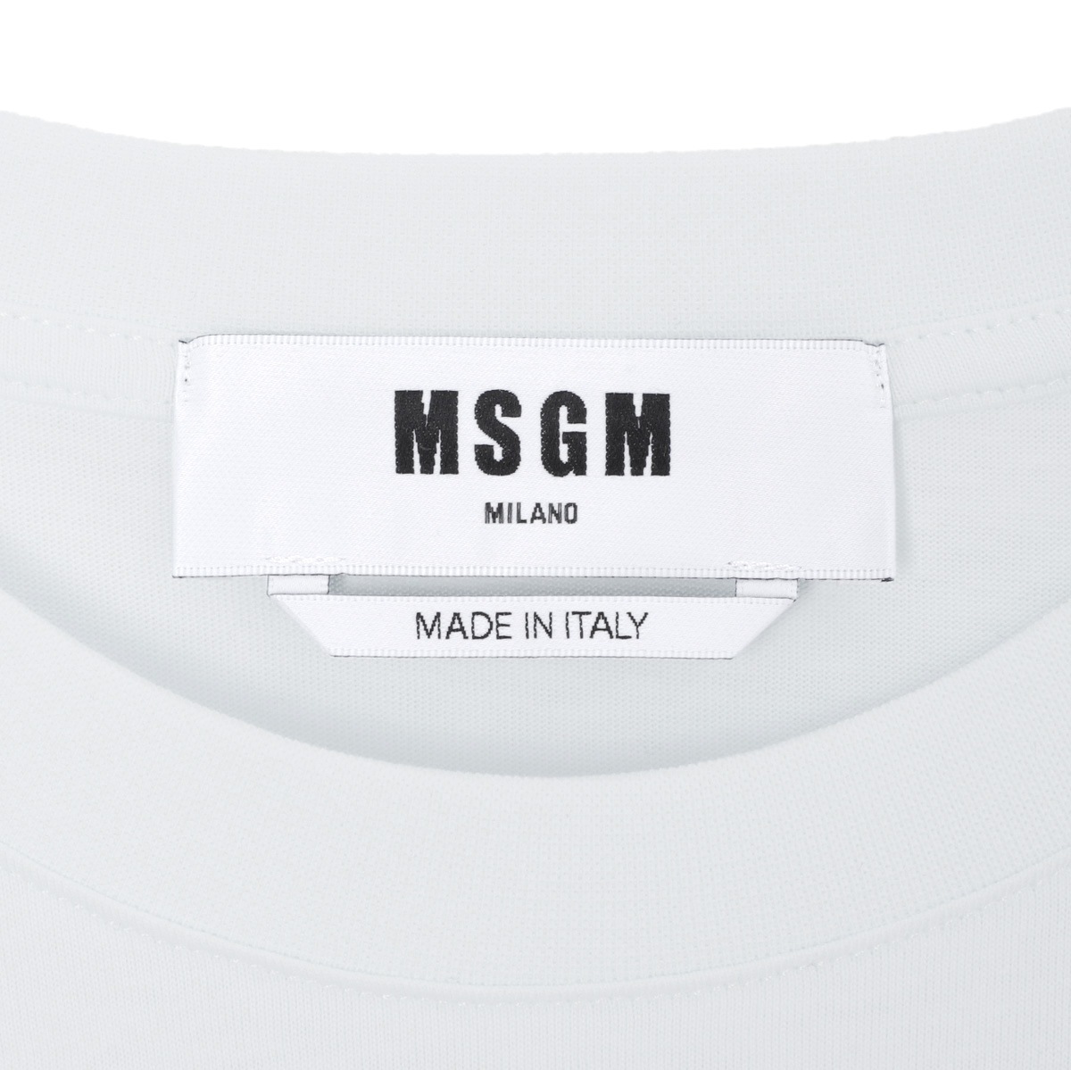 MSGM エムエスジーエム クルーネック 長袖Tシャツ メンズ | メンズ 