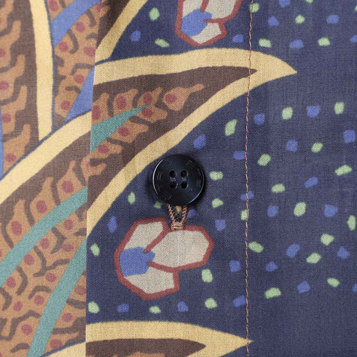【アウトレット】【ラスト1点】ETRO エトロ 長袖レギュラーカラーシャツ/総柄シャツ メンズ