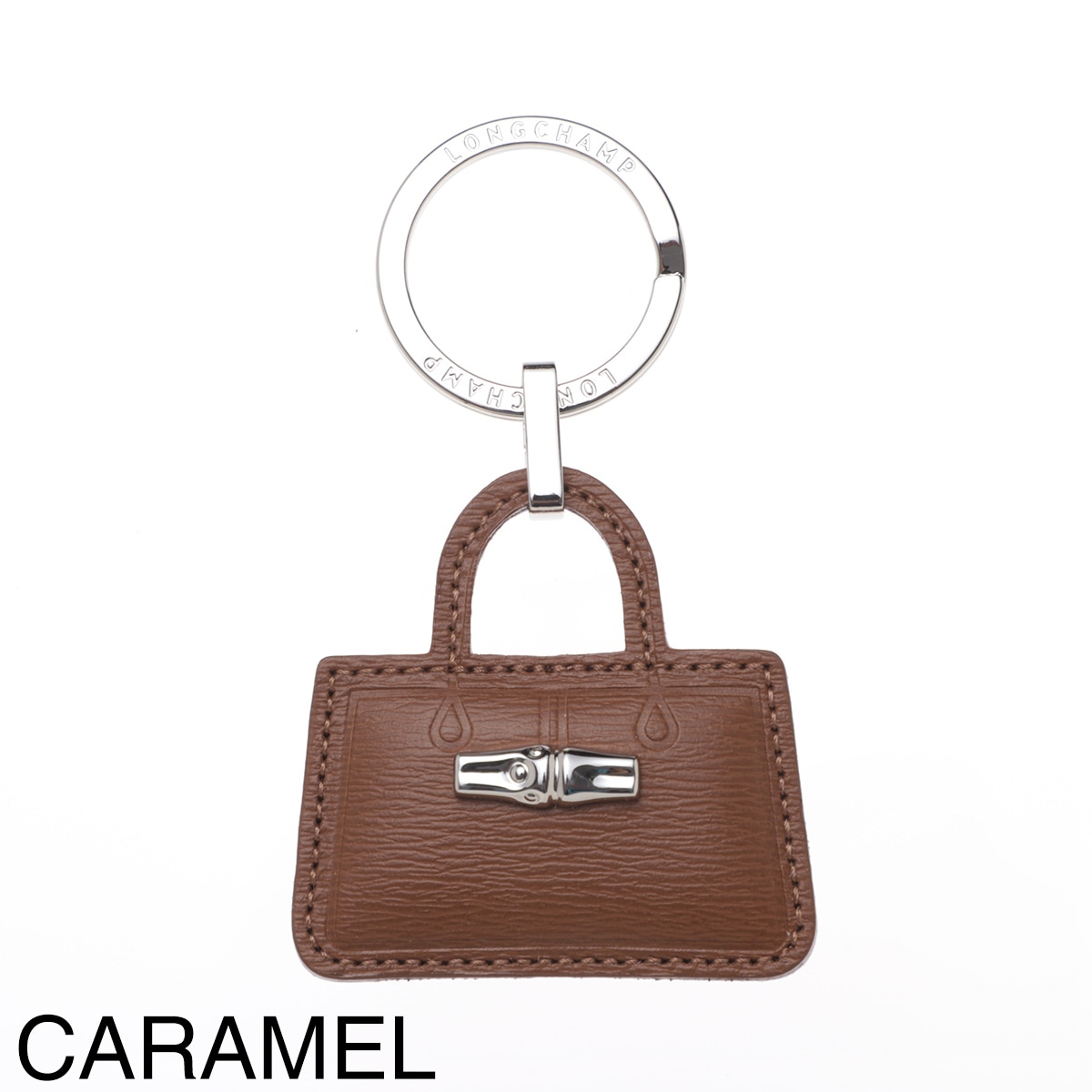 LONGCHAMP ロンシャン キーリング/バッグチャームモチーフ/KEY HOLDER ROSEAU レディース