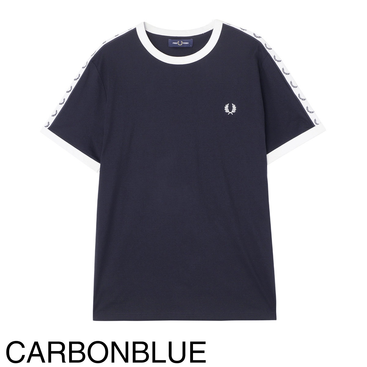 FRED PERRY フレッドペリー クルーネック半袖Tシャツ/Taped Ringer T
