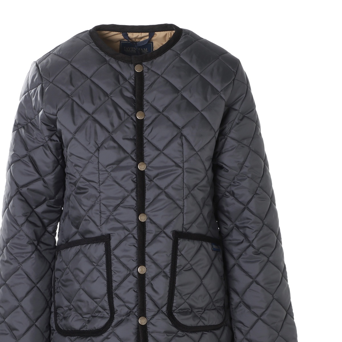 LAVENHAM ラベンハム キルティングコート/Contrast Cornard Coat コントラスト コナード コート【大きいサイズあり】 レディース