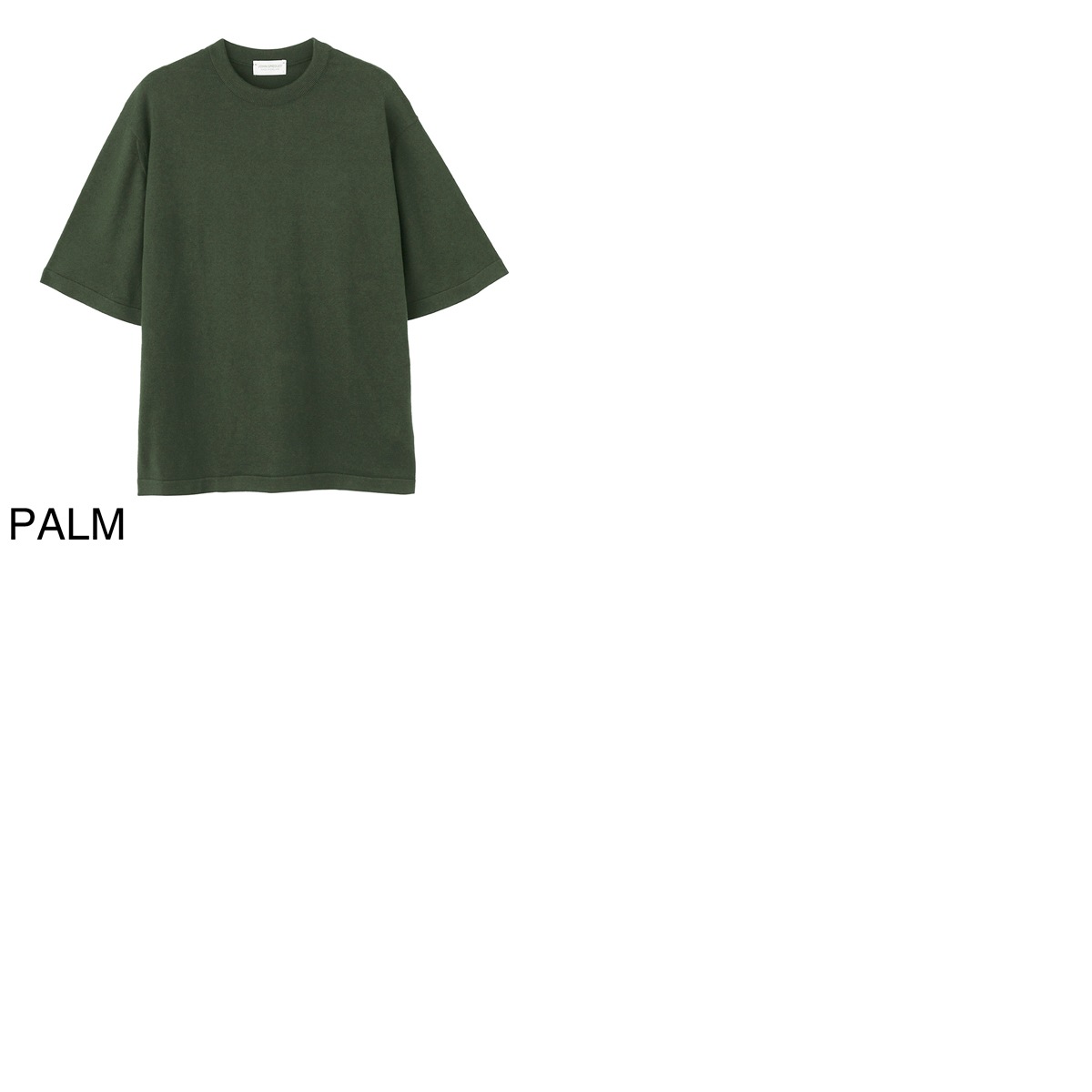 JOHN SMEDLEY ジョンスメドレー クルーネック 半袖ニット/TINDALL シー