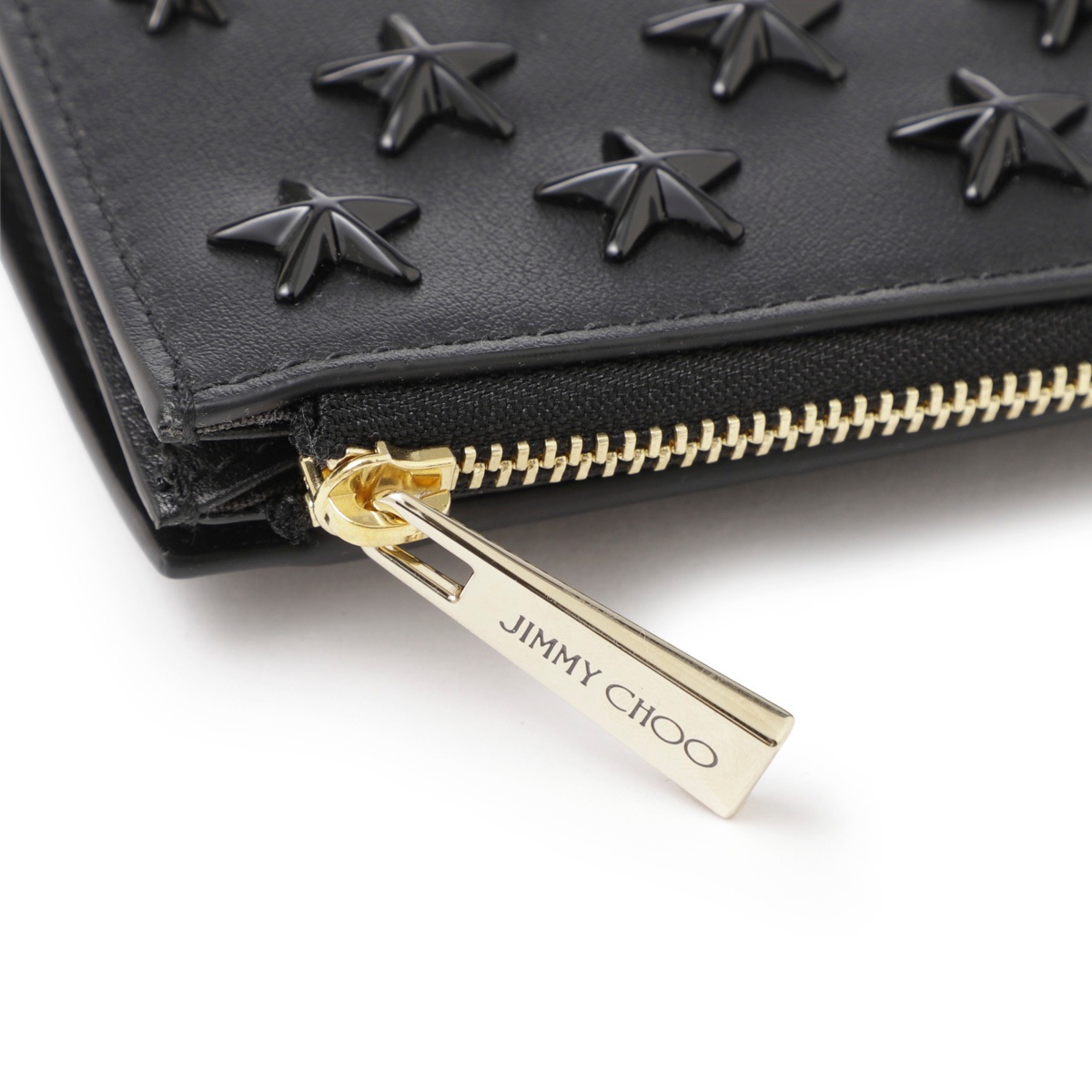 JIMMY CHOO ジミーチュウ 2つ折り財布 小銭入れ付き/Hanni レディース