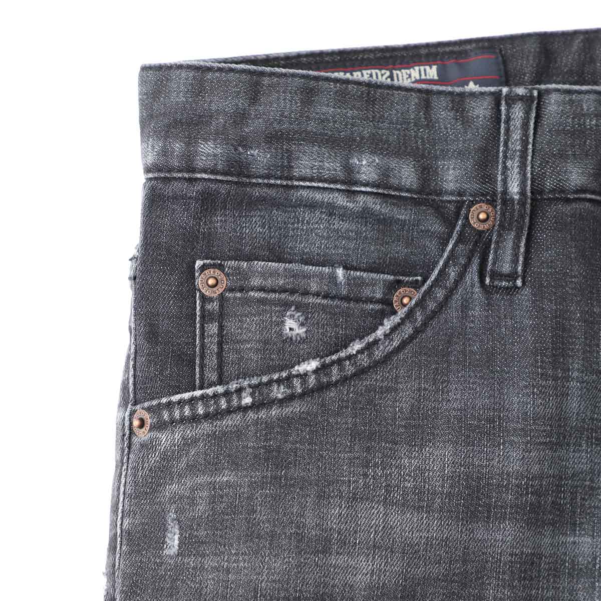 DSQUARED2 ディースクエアード ボタンフライジーンズ/TEDDY JEANS メンズ