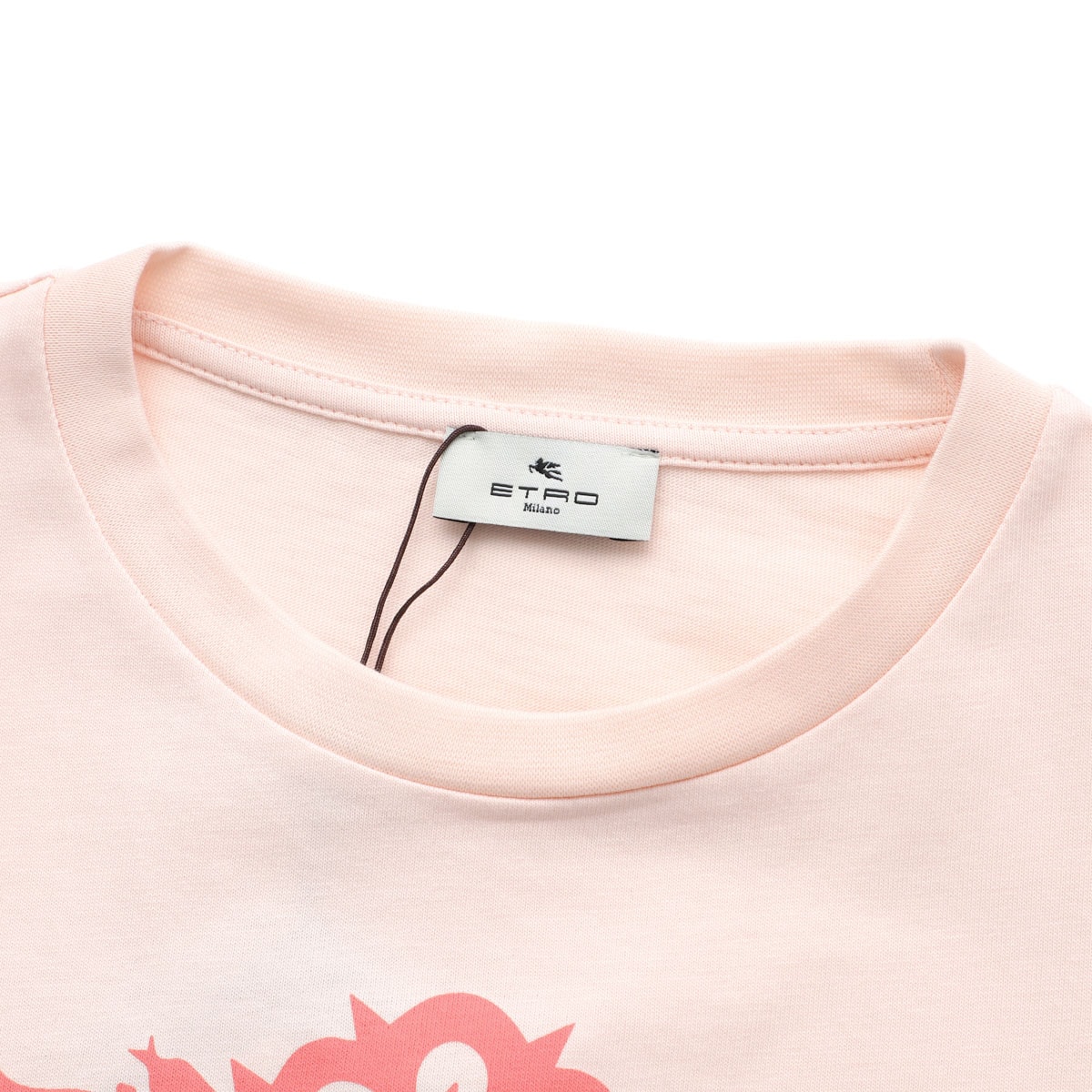 ETRO エトロ クルーネックTシャツ/KIDS キッズ ガールズ/プリントロゴ ペイズリー柄 レディース