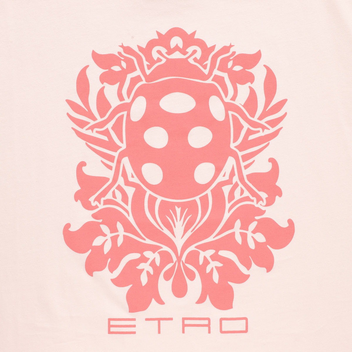 ETRO エトロ クルーネックTシャツ/KIDS キッズ ガールズ/プリントロゴ ペイズリー柄 レディース