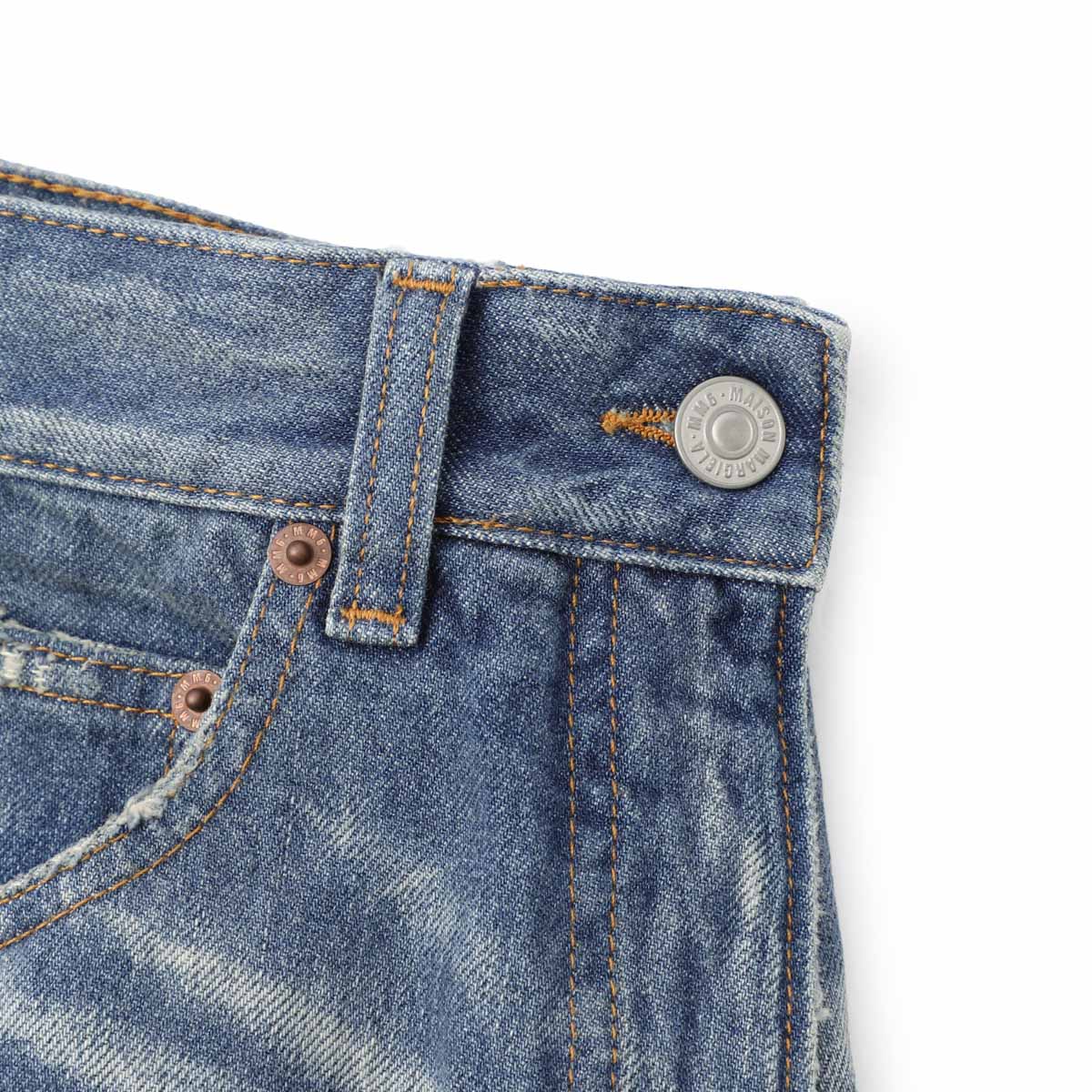 MM6 Maison Margiela エムエム 6 メゾンマルジェラ ジップフライジーンズ/TWIST WIDE LEG JEANS レディース