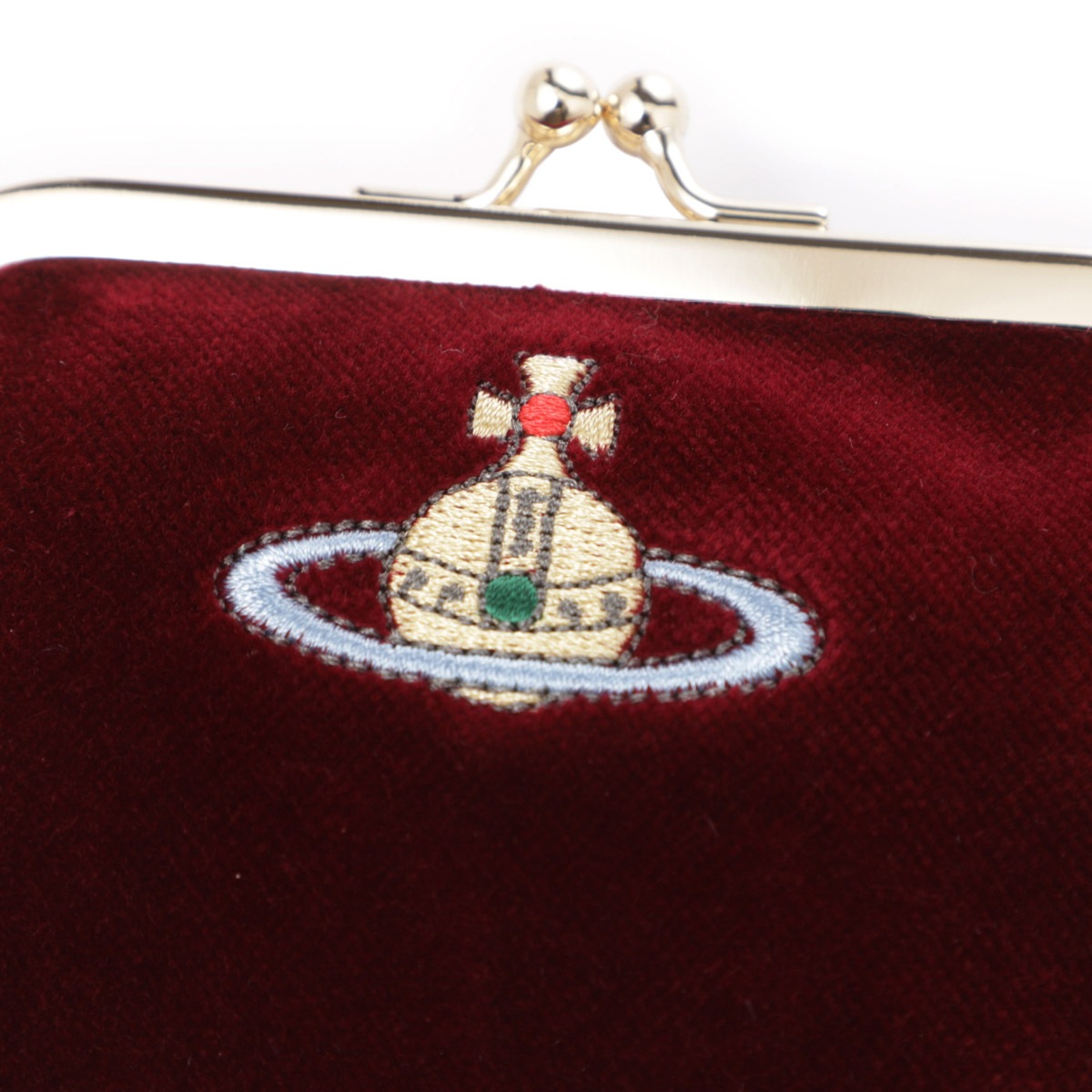 Vivienne Westwood ヴィヴィアンウエストウッド コインケース/EMBROIDERED ORB FRAME COIN PURSE レディース