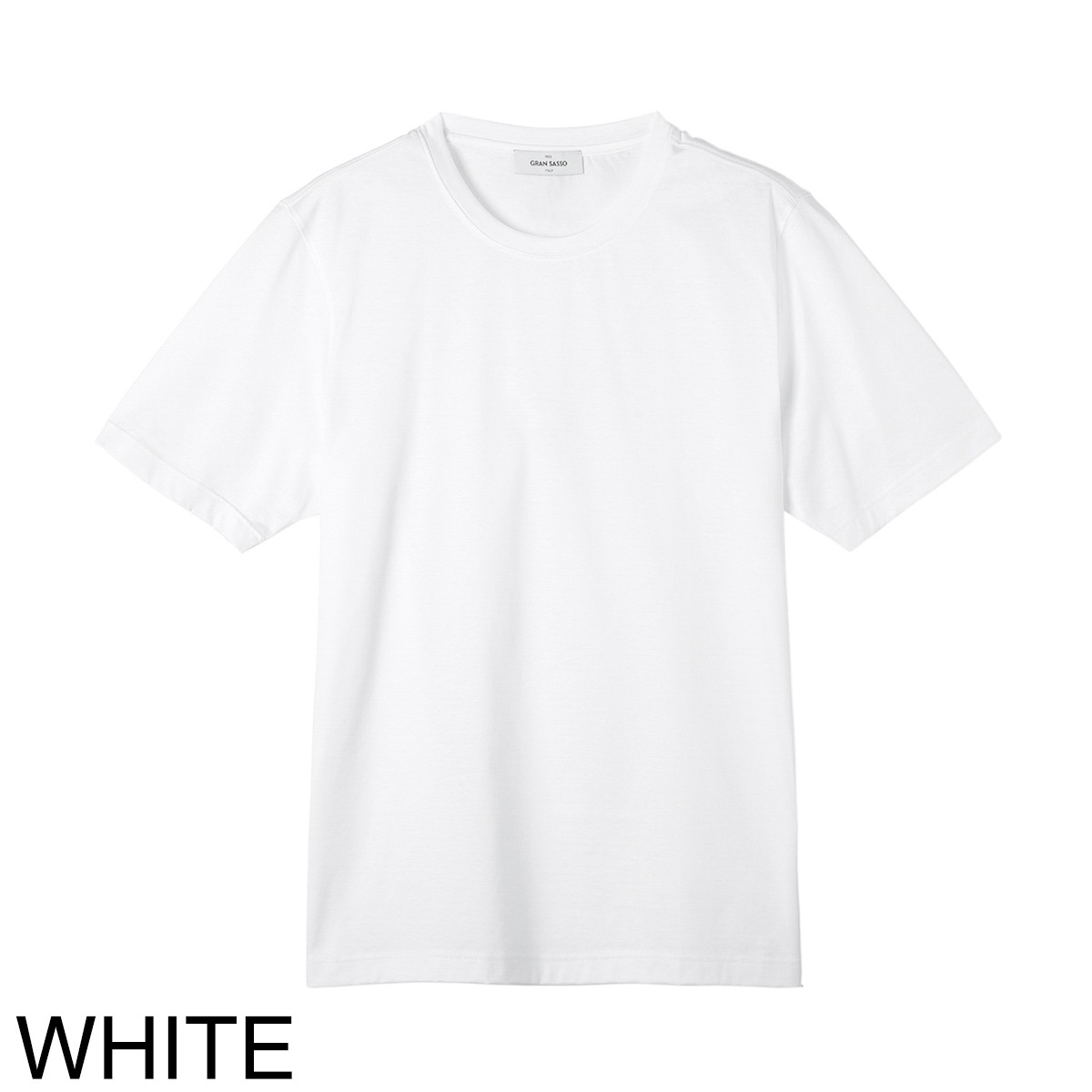 Gran Sasso グランサッソ クルーネックTシャツ/FILO SCOZIA T-SHIRT M/M【大きいサイズあり】 メンズ