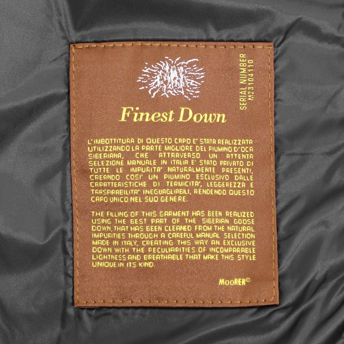 【アウトレット】【ラスト1点】MOORER ムーレー ダウンベスト/FIRE-SH【大きいサイズあり】 メンズ