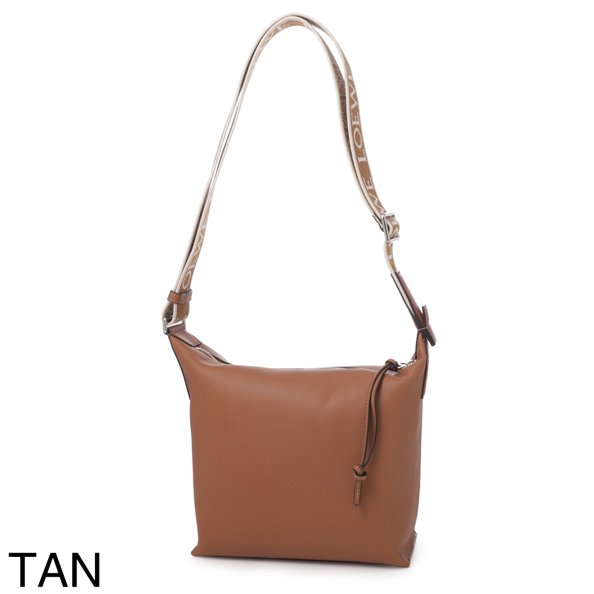 LOEWE◆Cubi クロスボディバッグ タン LOEWE ロエベ ショルダーバッグ/クロスボディバッグ/CUBI