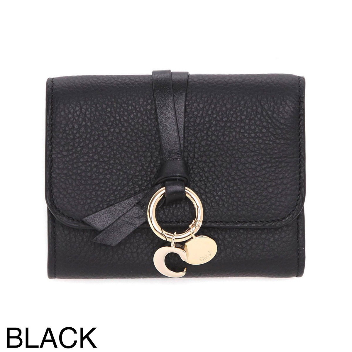 ⭐️Chloé財布　いかがですか⁉️ Chloe クロエ 3つ折り財布 小銭入れ付き/ALPHABET レディース