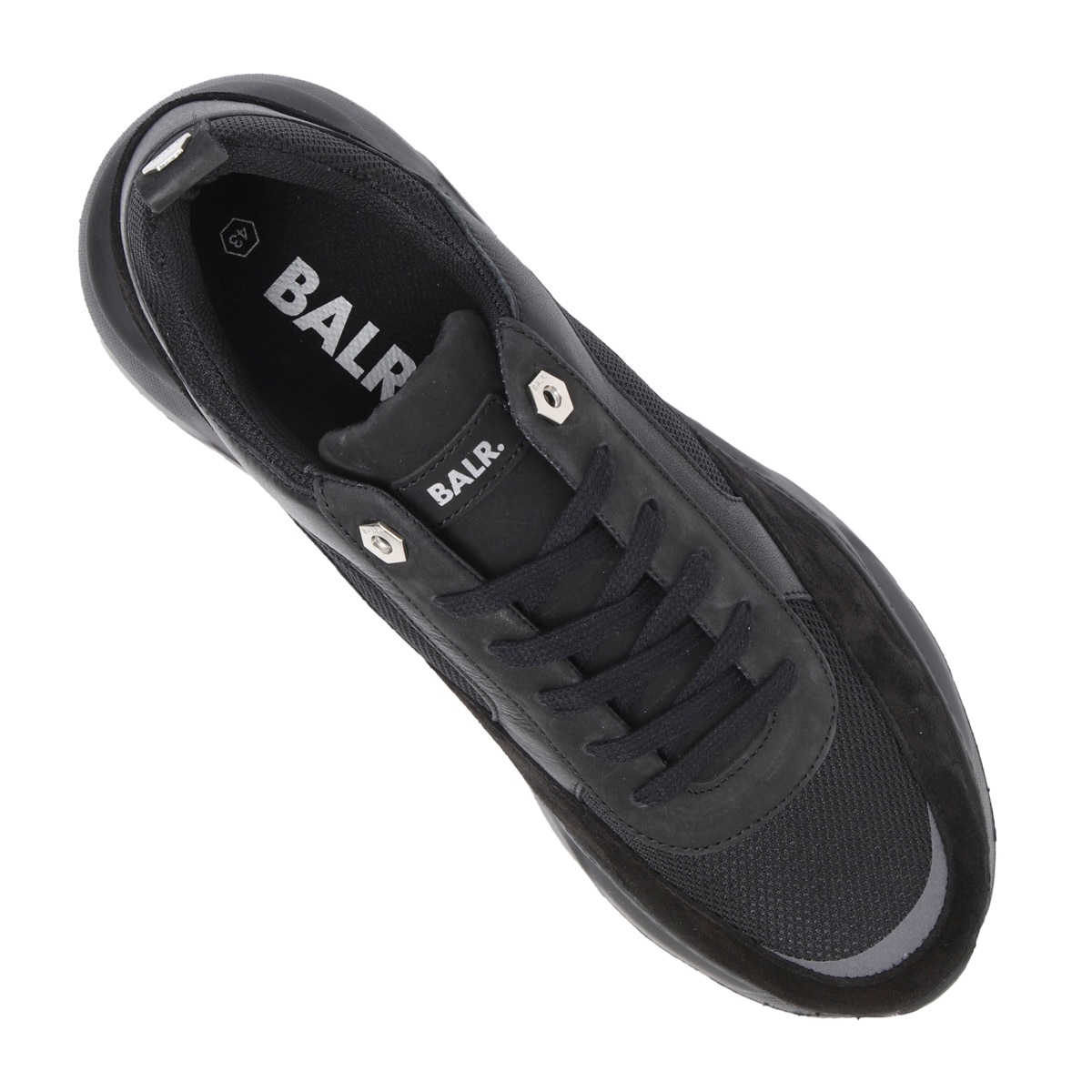 【アウトレット】BALR. ボーラー スニーカー/B8.4 RUNNER All BLACK【大きいサイズあり】 メンズ