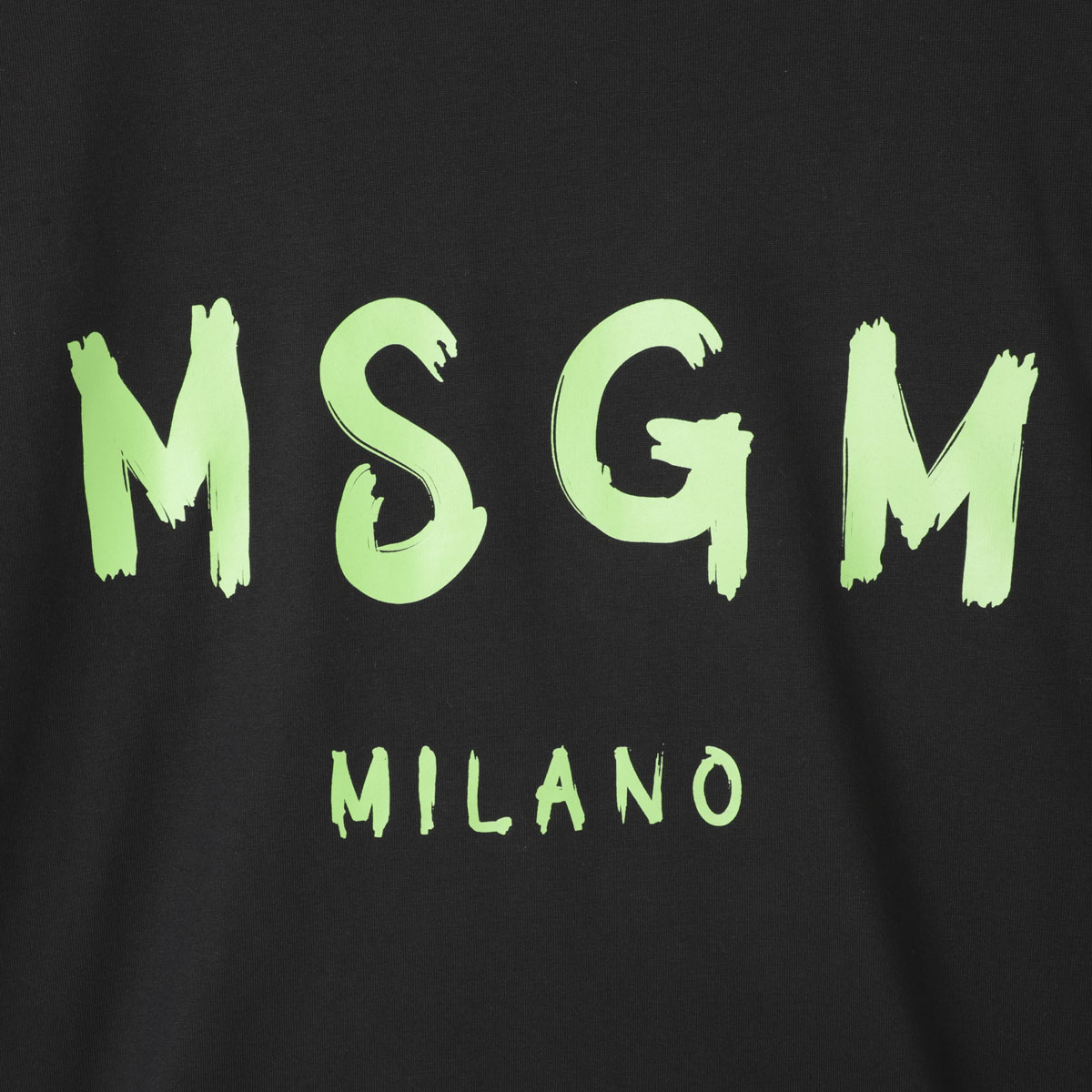 アウトレット】MSGM エムエスジーエム クルーネック半袖Tシャツ メンズ 