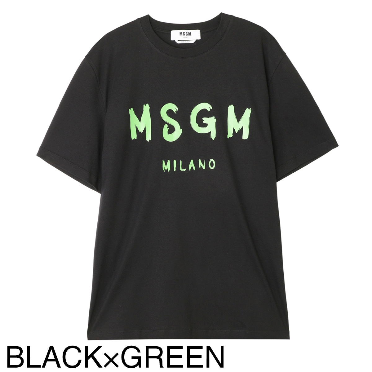 (エムエスジイエム) MSGM ロゴ T シャツ 3440MM510 237002 アウトレット】MSGM エムエスジーエム クルーネック半袖Tシャツ