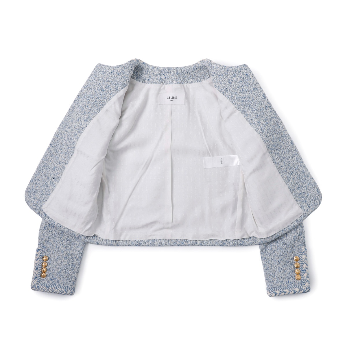 CELINE 秋冬新作 ジャケット お洒落 カシミア&ツイード Verneuil 000000051270_1_RAoFNKH.jpg