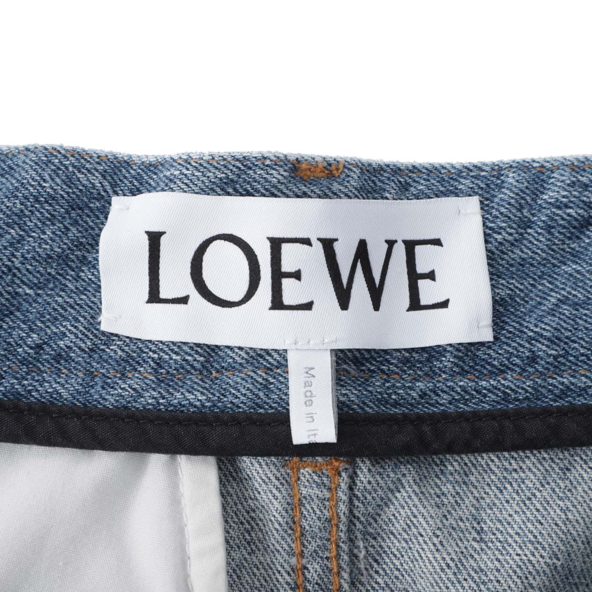 【アウトレット】【ラスト1点】LOEWE ロエベ ジップフライジーンズ/DRAPED JEANS レディース