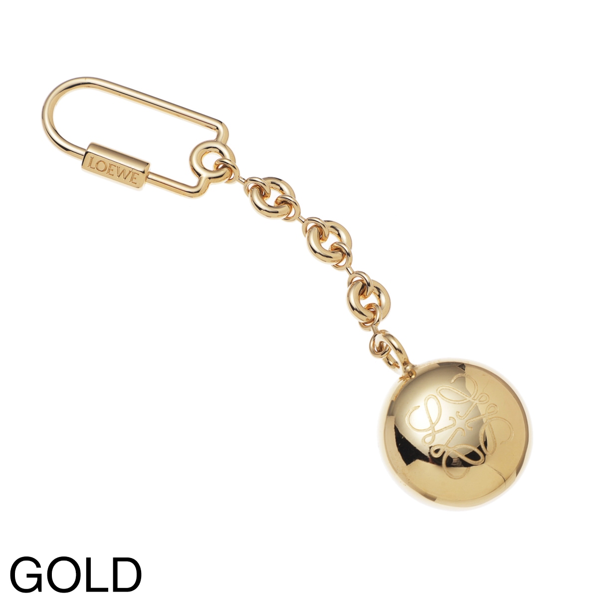 美品♡保存箱付LOEWE ロエべ ブランドロゴ キーホルダー キーリング LOEWE - ◇お値打ち品◇ □美品□ ロエベ ロゴ アナグラム