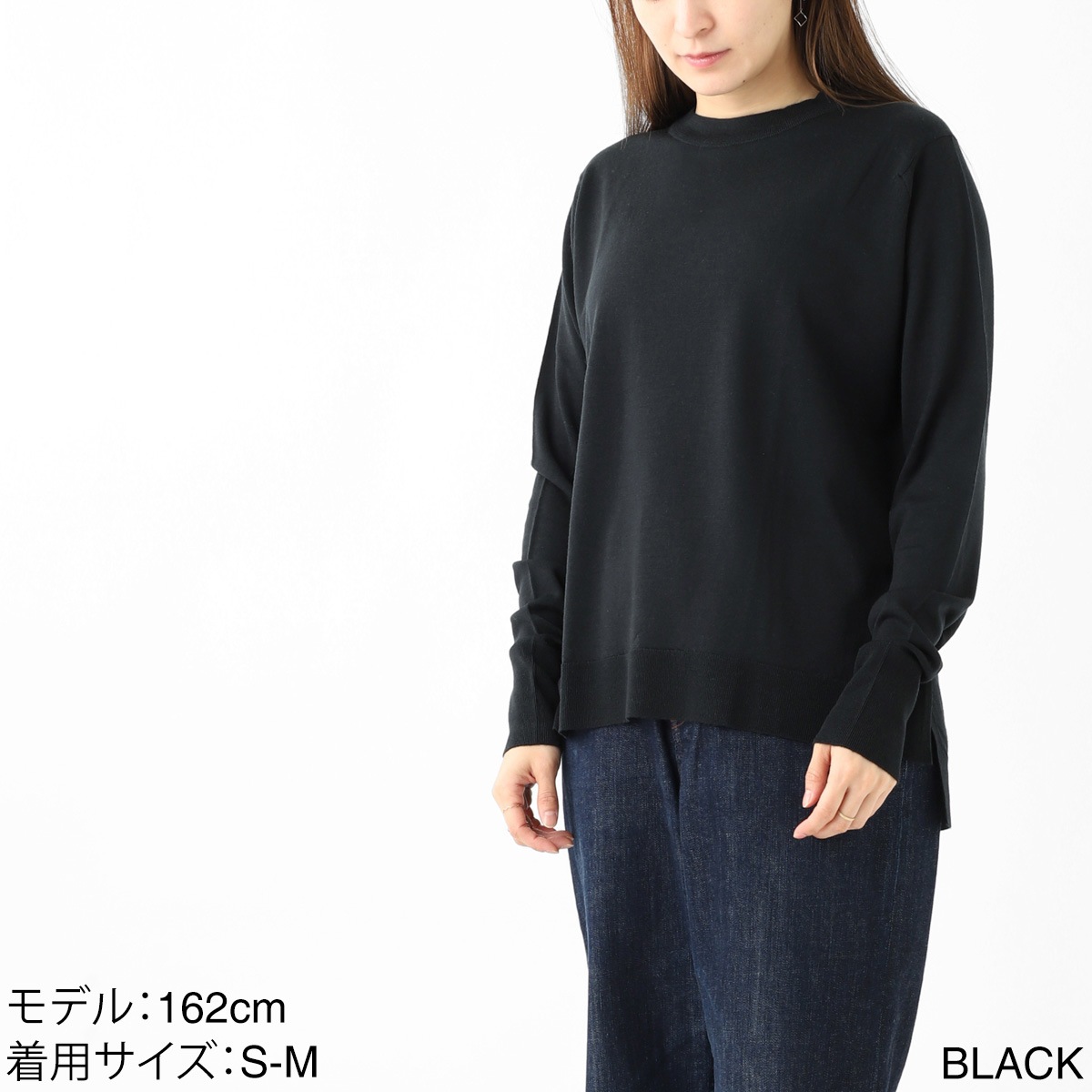 JOHN SMEDLEY ジョンスメドレー クルーネックニット/NAYA 30ゲージ RELAX FIT レディース