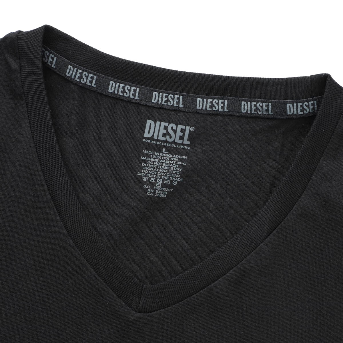 アウトレット】DIESEL ディーゼル Vネック Tシャツ 2枚セット/UMTEE