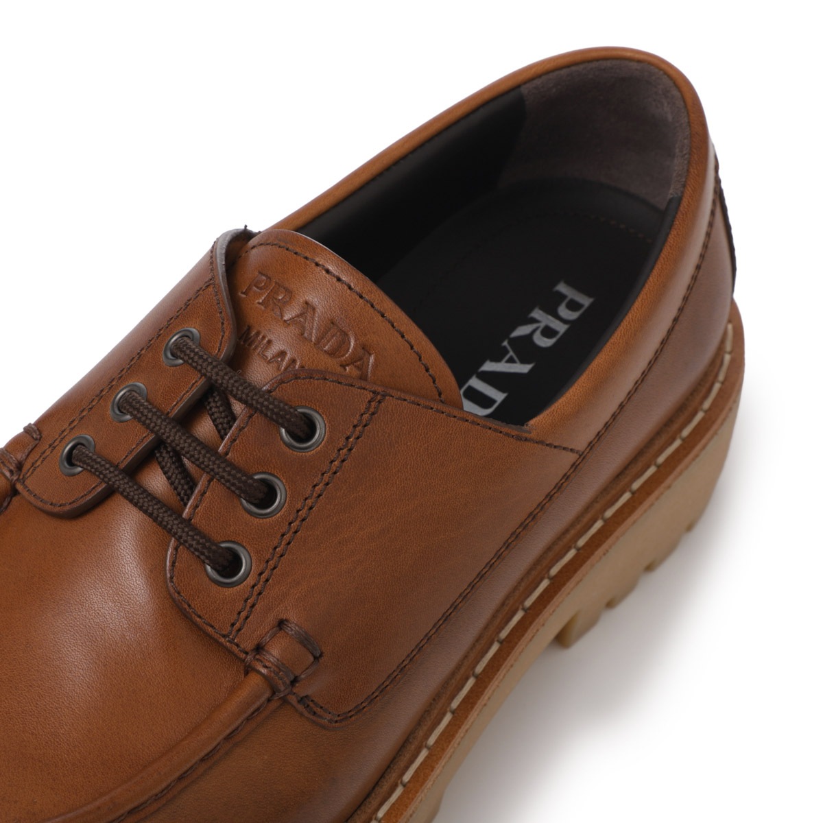 [あす着] プラダ PRADA レースアップシューズ 外羽根式シューズ メンズ PRADA プラダ レースアップシューズ/外羽根式シューズ メンズ | メンズ