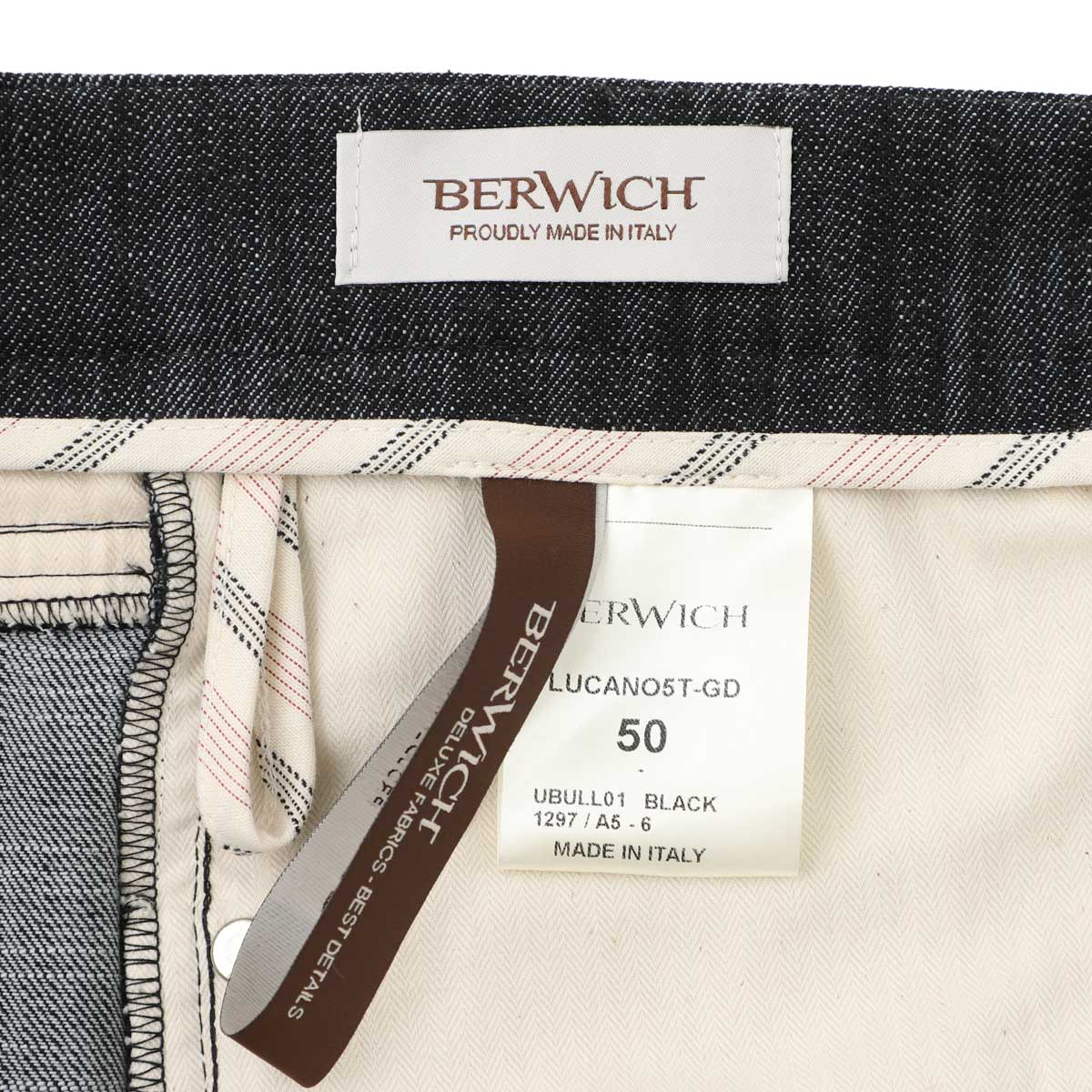 BERWICH ベルウィッチ ジップフライジーンズ/ストレートパンツ/LUCANO
