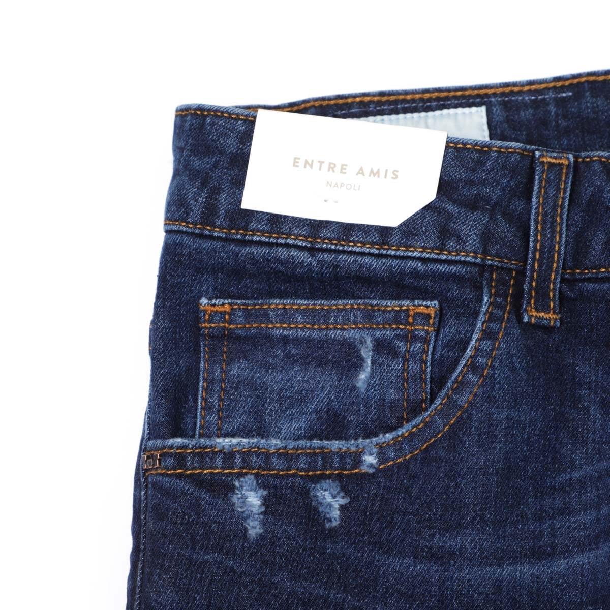 【アウトレット】【ラスト1点】entre amis アントレアミ ボタンフライジーンズ/5 TK DENIM CORTO メンズ