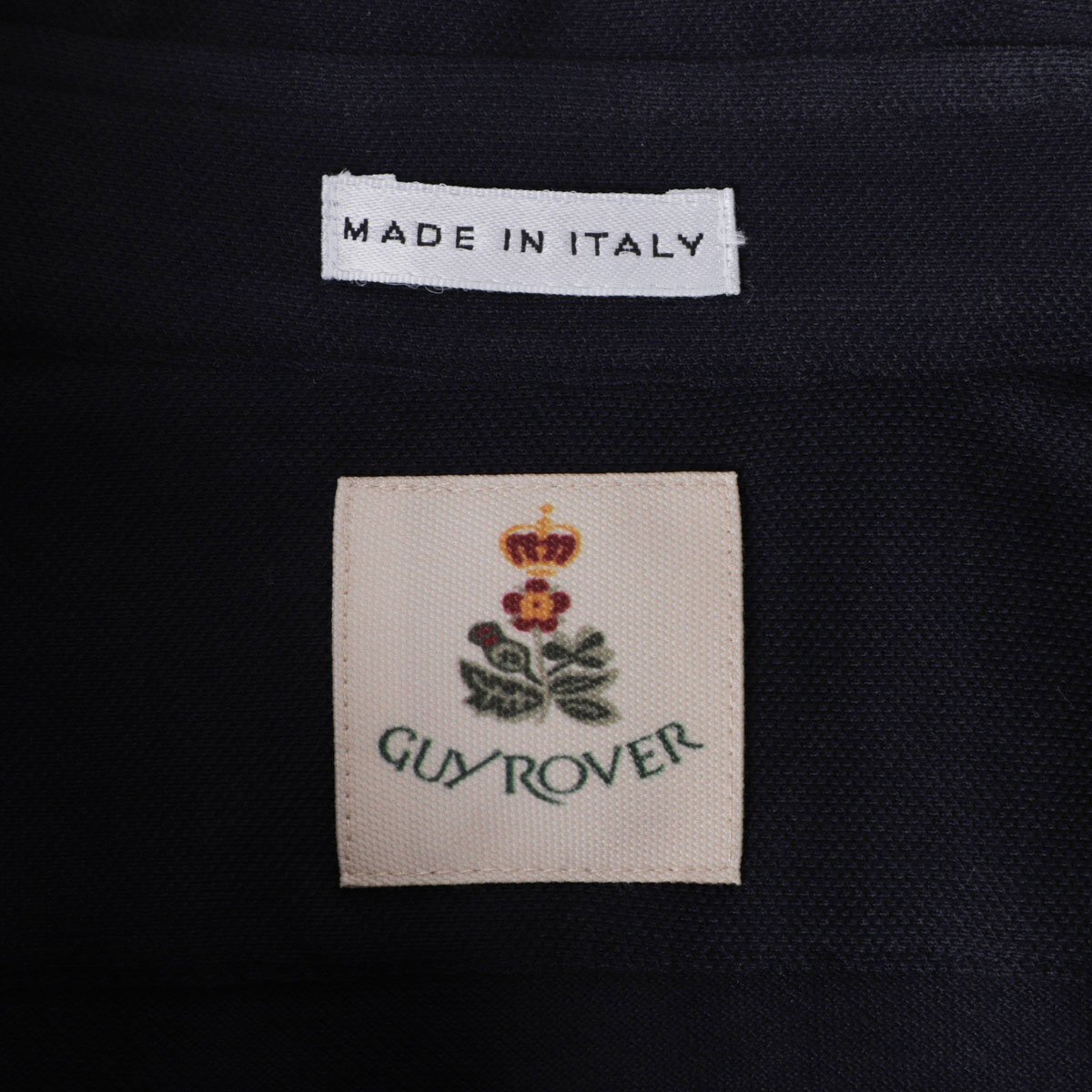 GUY ROVER ギローバー 半袖ポロシャツ/ワイドカラーポロシャツ/JERSEY メンズ