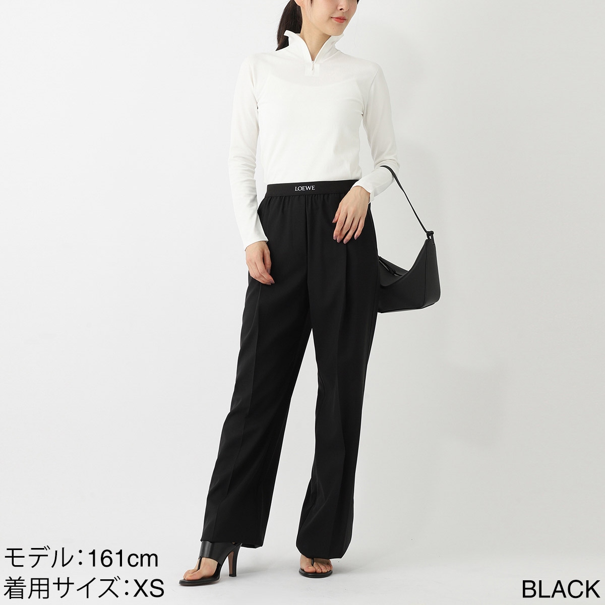 LOEWE ロエベ 24SS トラウザーズ (ウール) トラウザーズ（ウール） グリーン - LOEWE