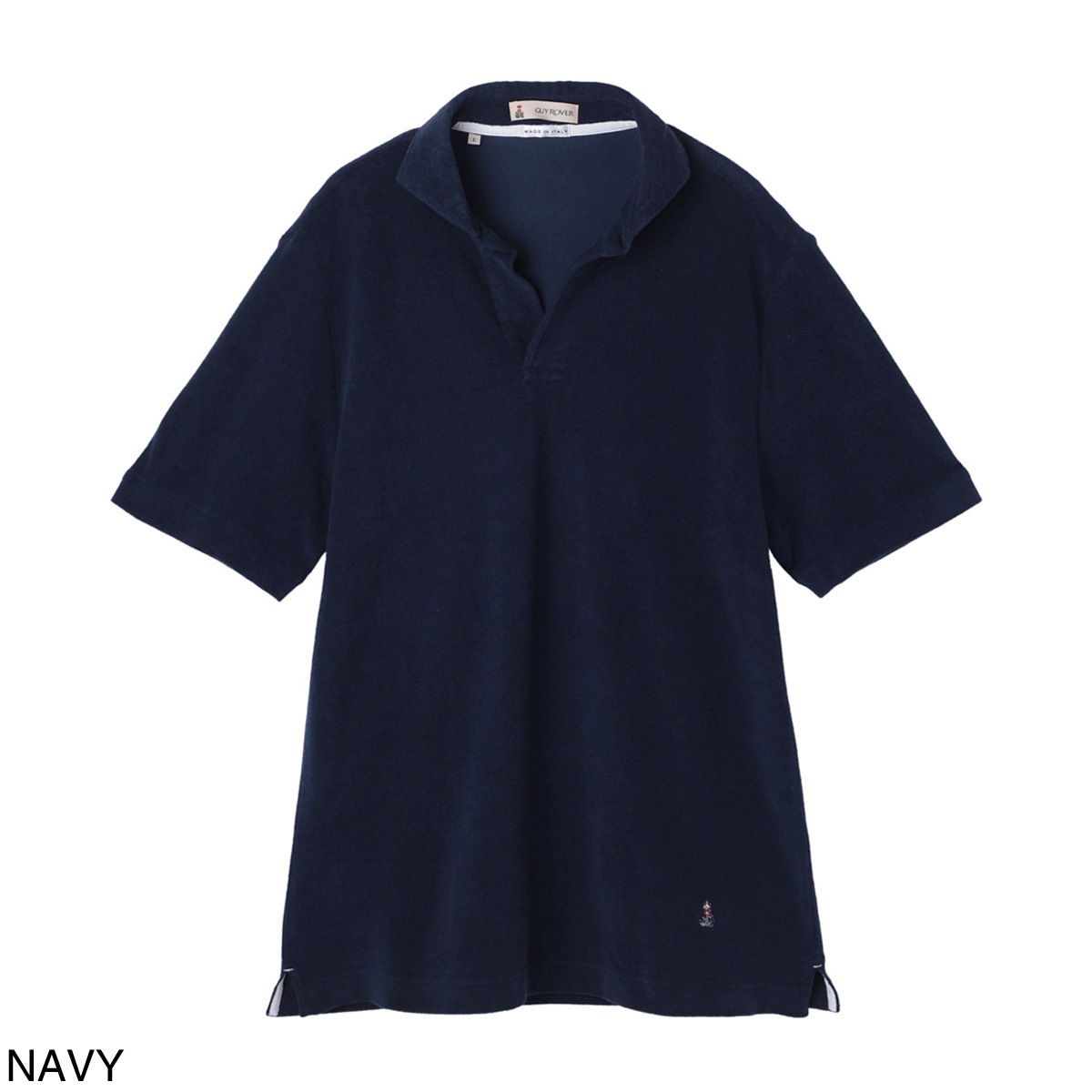 GUY ROVER ポロシャツ L ネイビー イタリア製 GUY ROVER ポロシャツ L ネイビー イタリア製 GUY ROVER
