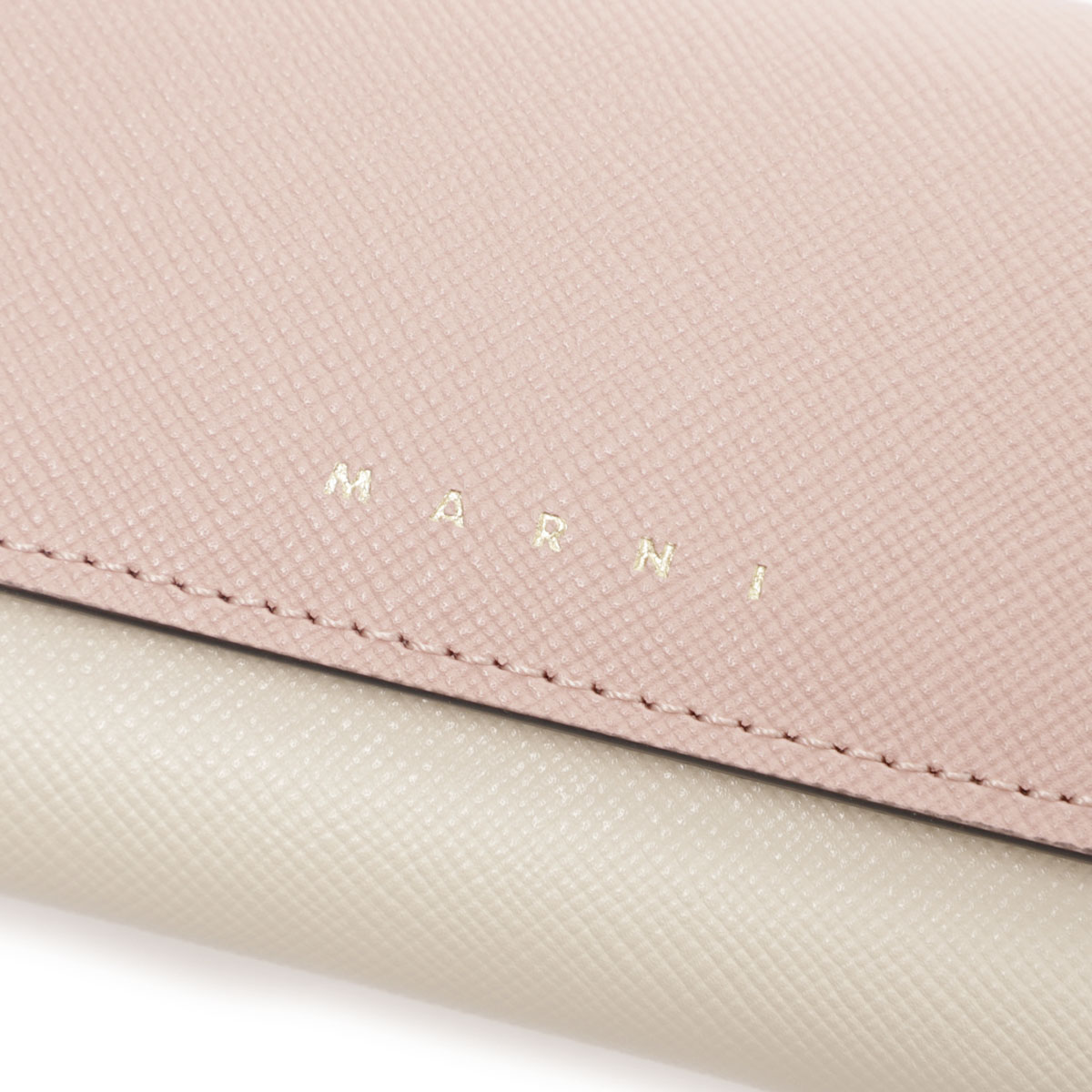 19日まで値下げ！MARNI レザーキーケース ピンク/ホワイト 19日まで値下げ！MARNI レザーキーケース ピンク/ホワイト 19日