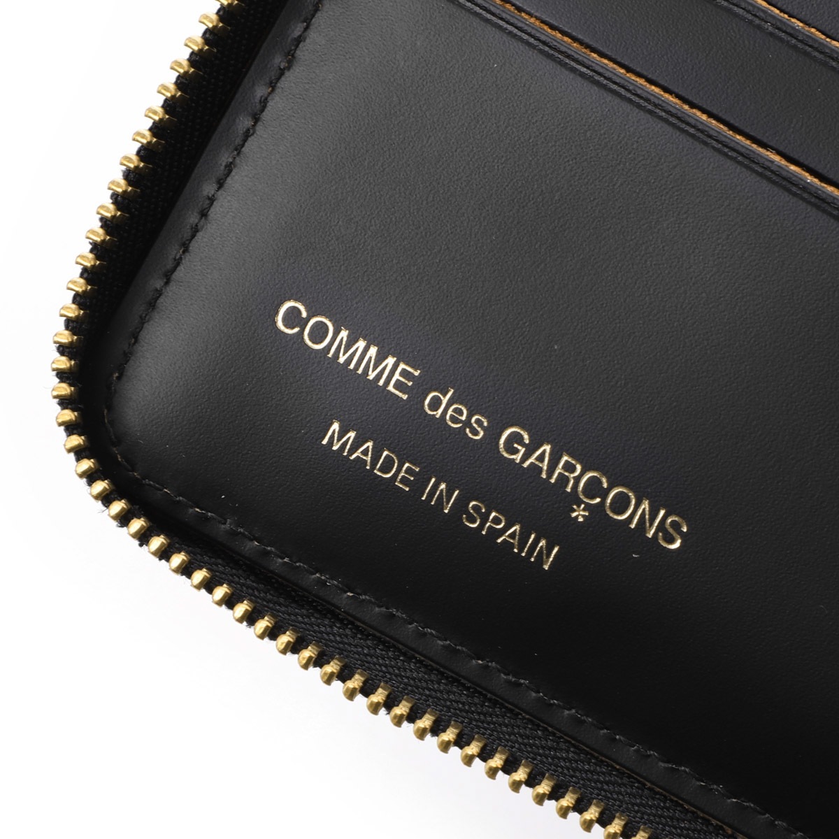 COMME des GARCONS コム デ ギャルソン 2つ折り財布 小銭入れ付き/TRIPLE STITCH