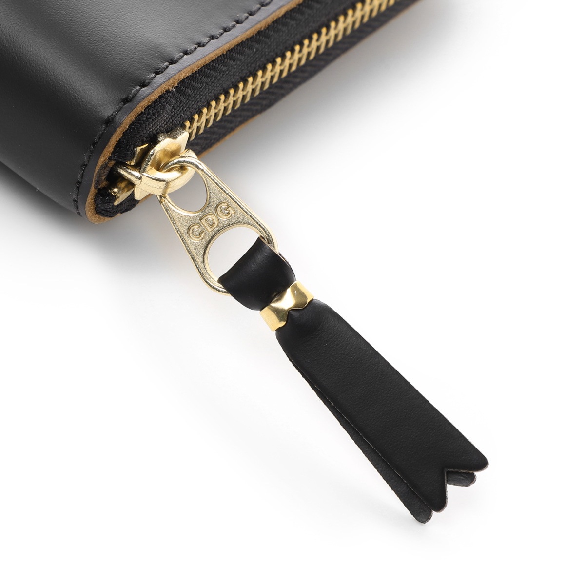 COMME des GARCONS コム デ ギャルソン 2つ折り財布 小銭入れ付き/TRIPLE STITCH