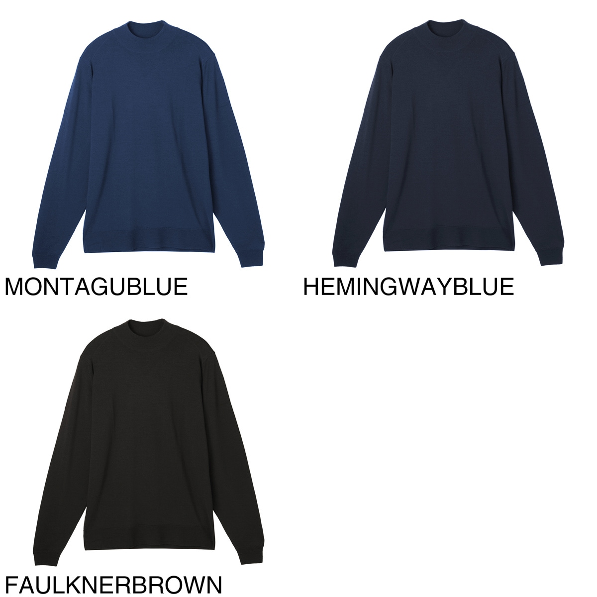 JOHN SMEDLEY ジョンスメドレー モックネック ニット/HARCOURT