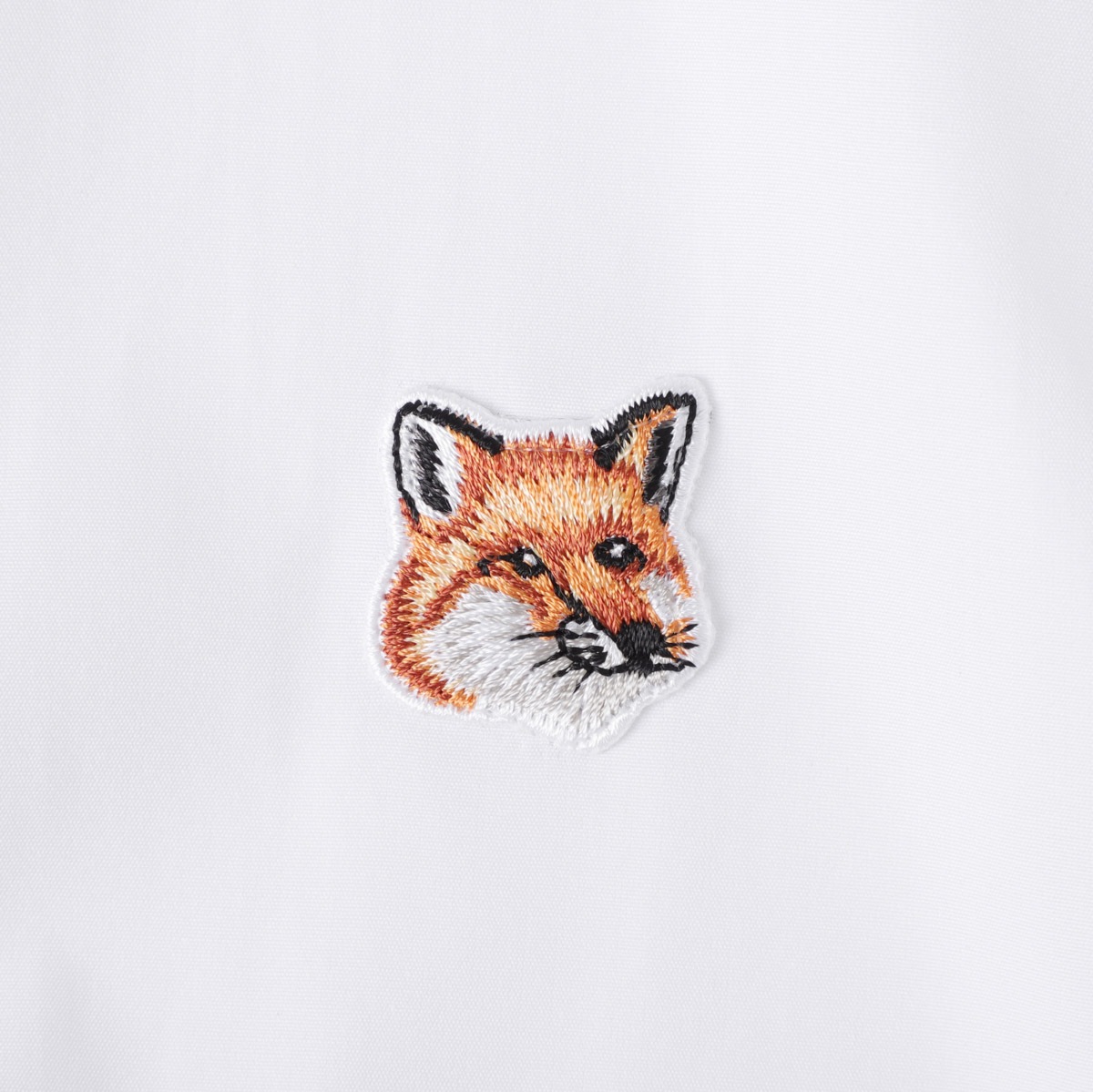 MAISON KITSUNE メゾンキツネ 長袖レギュラーカラーシャツ/FOX HEAD