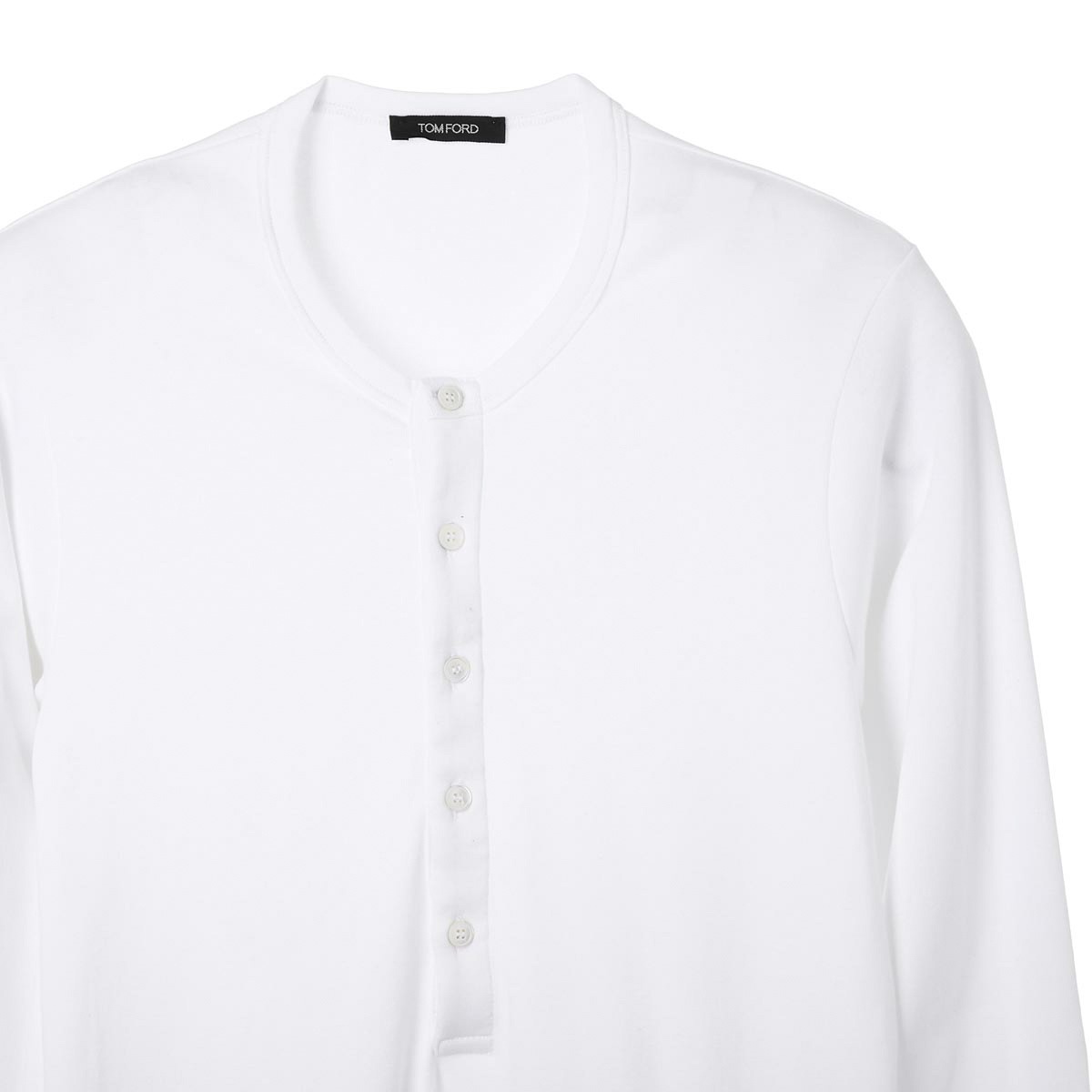 TOM FORD(トムフォード) ヘンリーネック リブ 半袖 Tシャツ TOM FORD トムフォード ヘンリーネック Tシャツ メンズ | メンズ