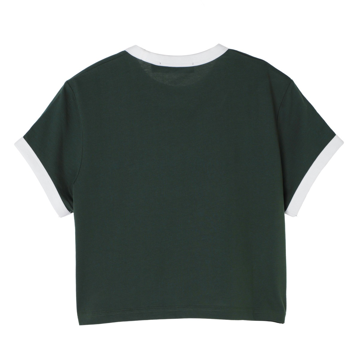 【アウトレット】【ラスト1点】FRED PERRY フレッドペリー クルーネックTシャツ/CROPPED RINGER T-SHIRT レディース