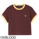 『ネコポス対応(1点まで)』FRED PERRY フレッドペリー クルーネックTシャツ/CROPPED RINGER T-SHIRT レディース