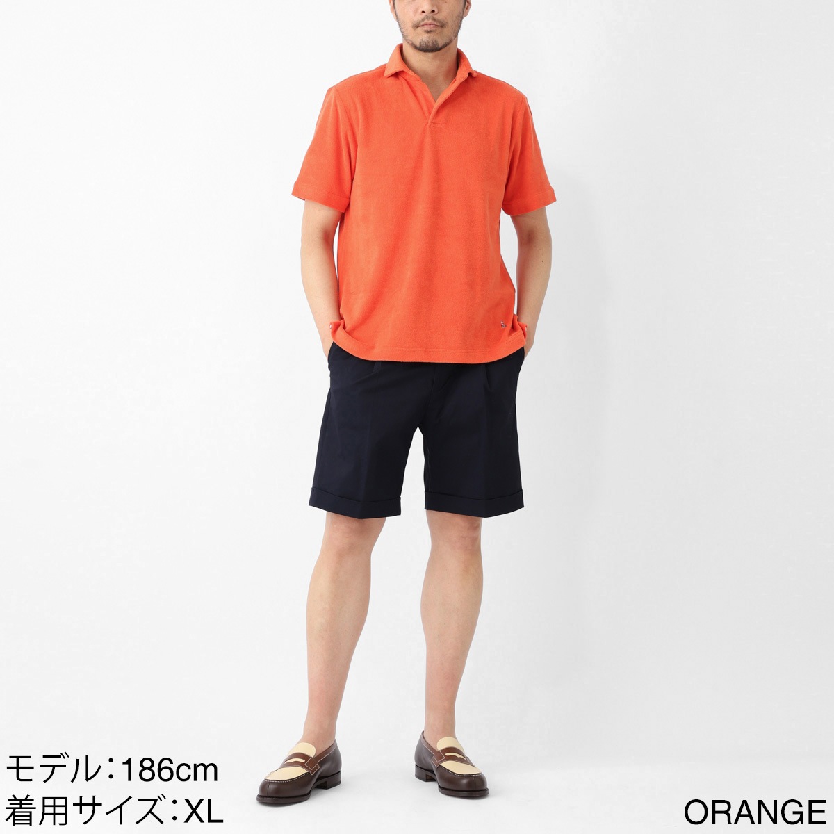 GUY ROVER ギローバー 半袖ポロシャツ/スキッパーポロシャツ/JERSEY