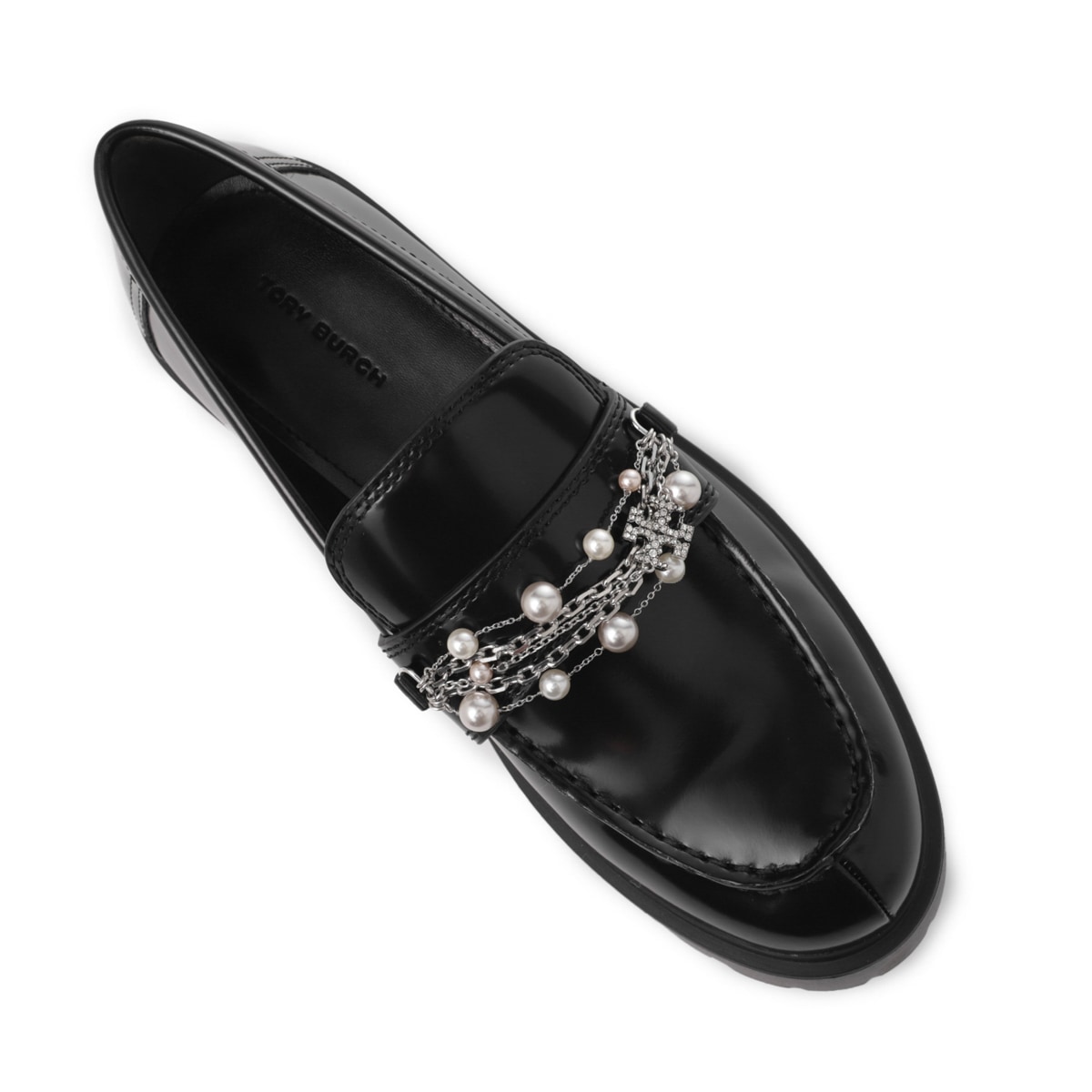 Tory Burch トリーバーチ ブラック レザー ローファー パンプス 靴