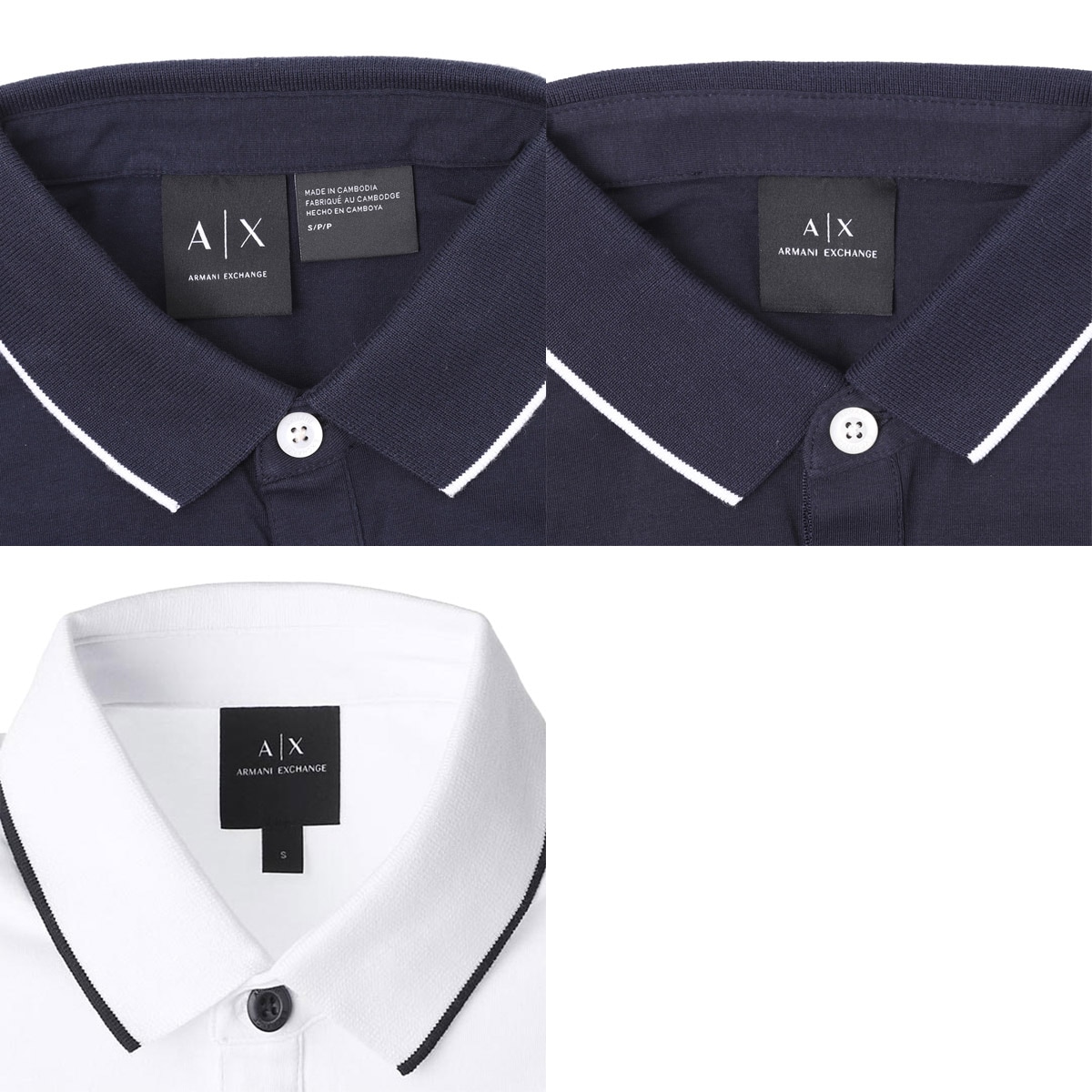 ARMANI EXCHANGE アルマーニエクスチェンジ ポロシャツ/POLO SHIRT WITH CONTRAST DETAILS メンズ