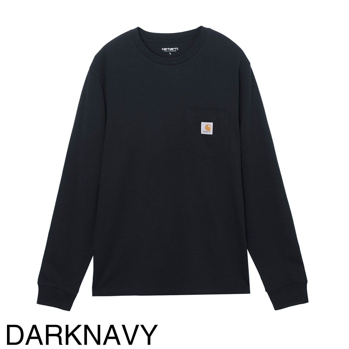 『ネコポス対応(1点まで)』【アウトレット】Carhartt WIP カーハート ワークインプログレス クルーネックカットソー/ロングスリーブTシャツ/L/S POCKET T-SHIRT メンズ