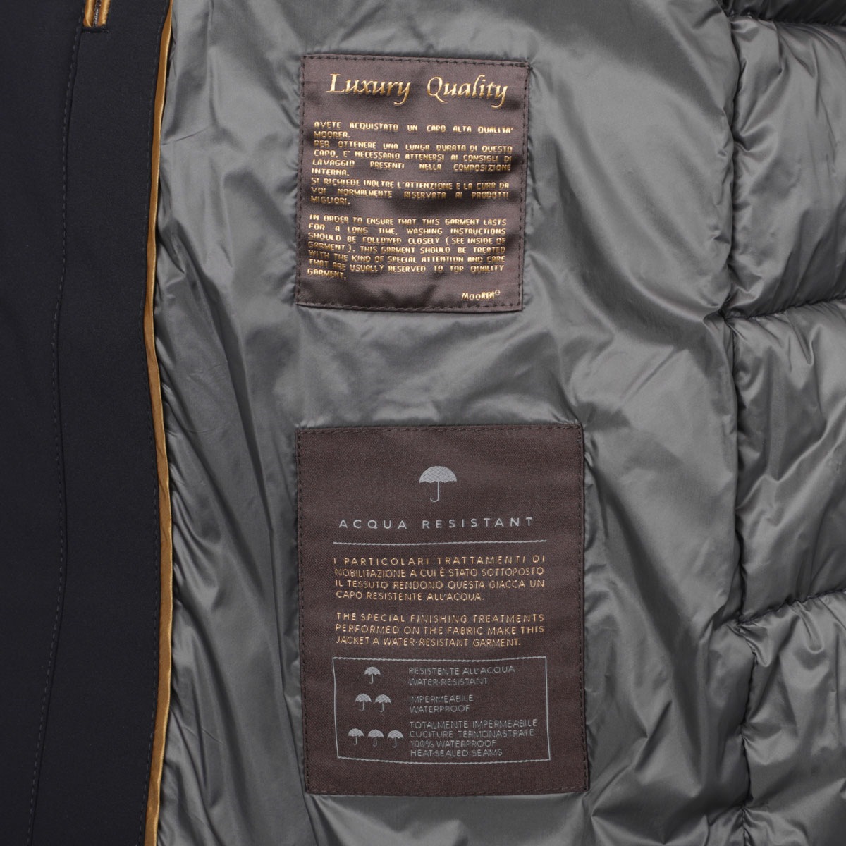 MOORER ムーレー ダウン ピーコート/FLORIO-KN1【大きいサイズあり】 メンズ