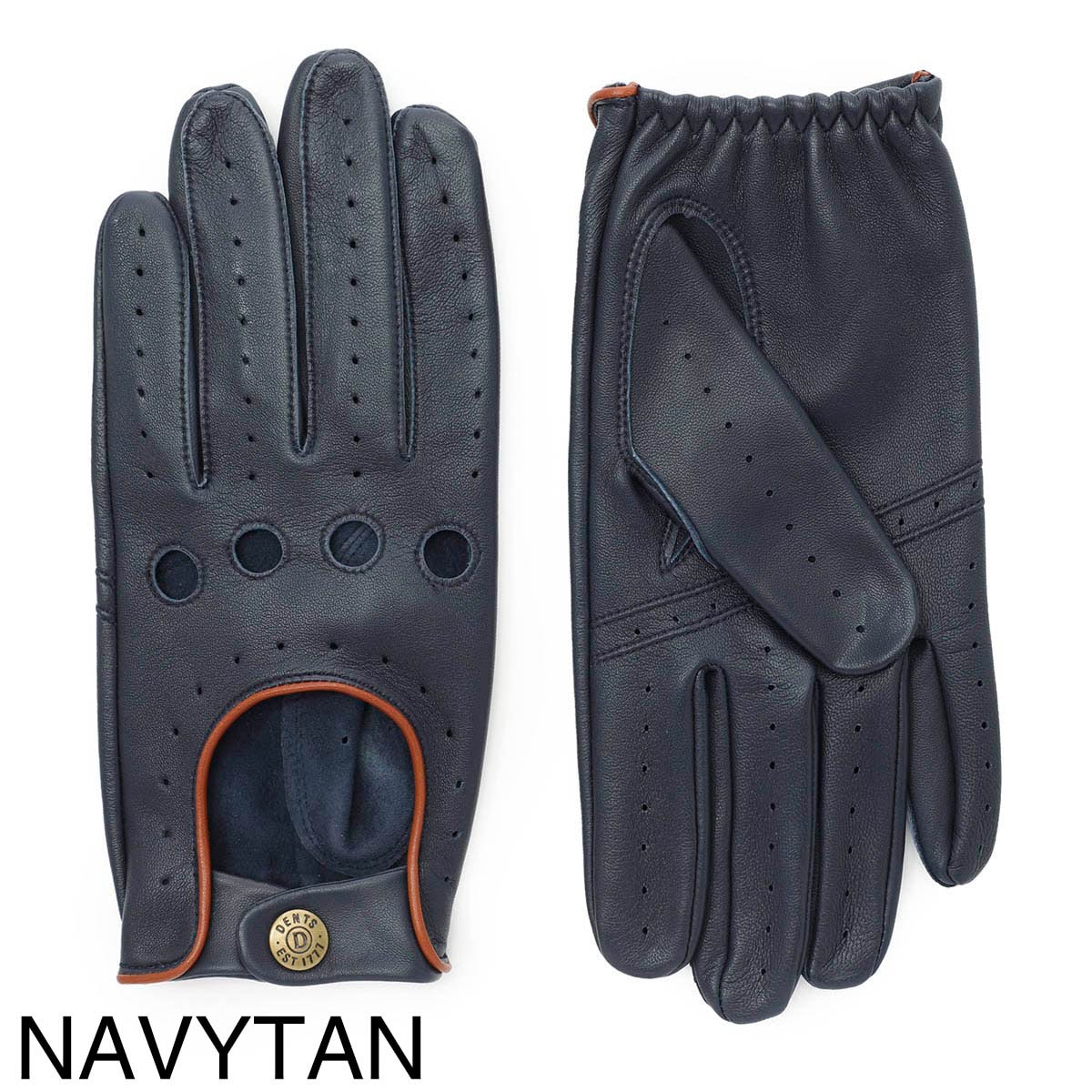 DENTS ドライビンググローブ バイクグローブ ヘアシープレザー