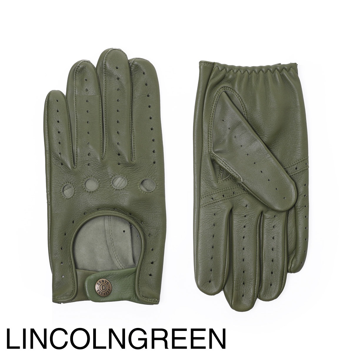 DENTS デンツ ヘアシープ レザードライビンググローブ/手袋/DELTA