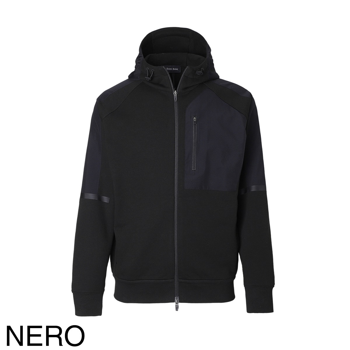 HERNO ウィンドストッパー 切替スウェット ジップアップパーカ HERNO
