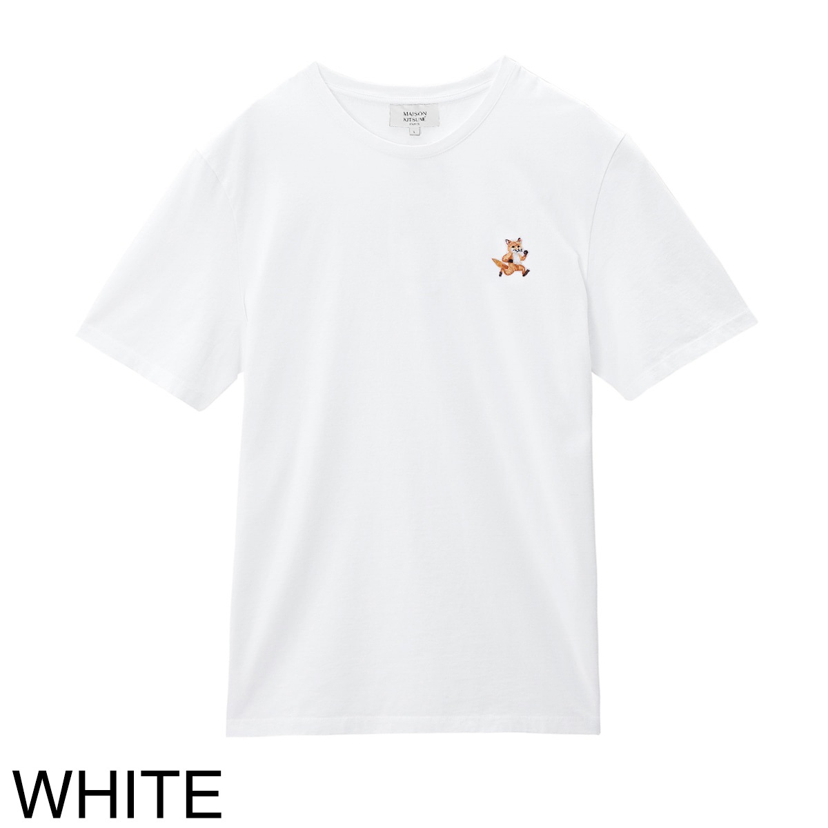 MAISON KITSUNE メゾンキツネ クルーネックTシャツ/SPEEDY FOX PATCH COMFORT TEE-SHIRT メンズ