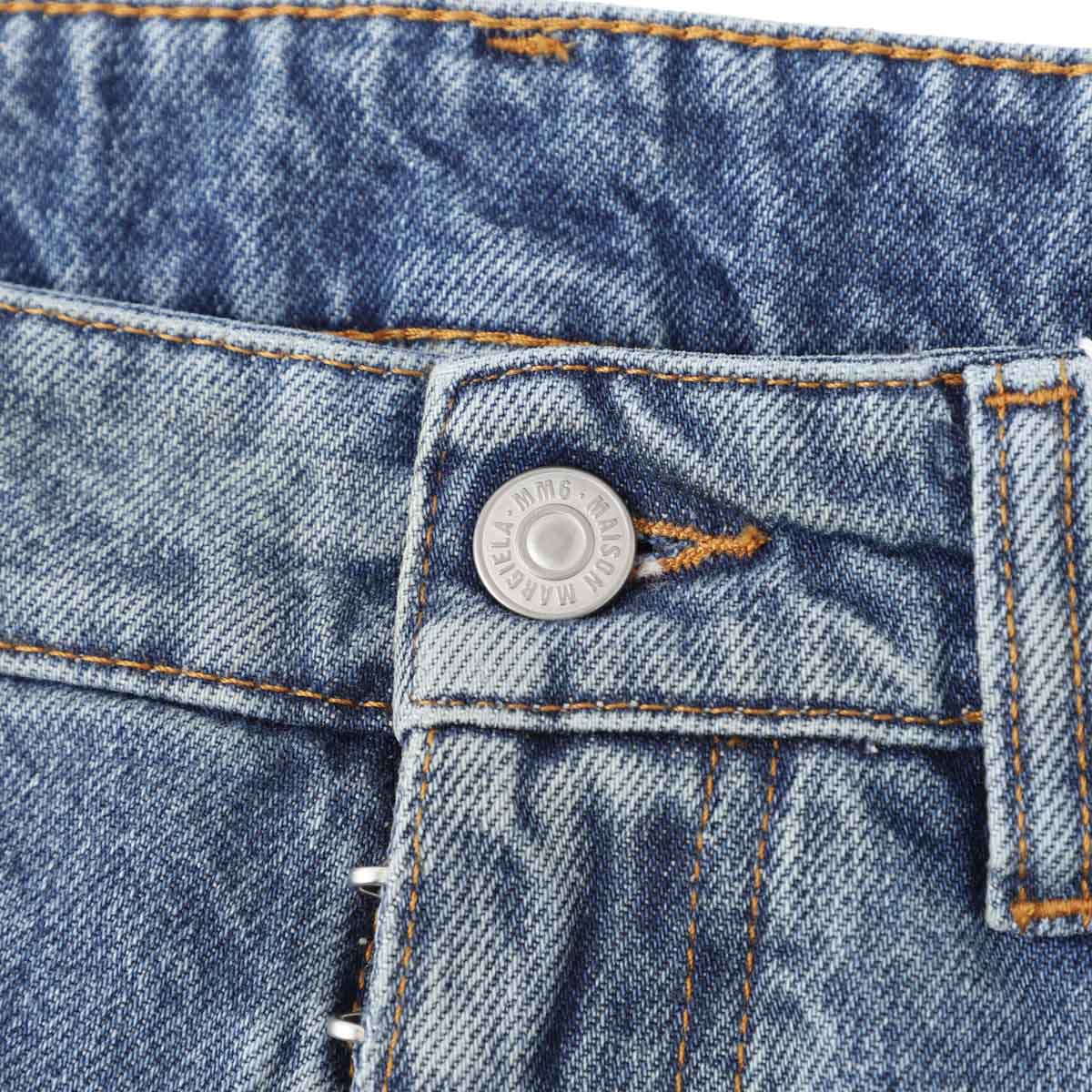 MM6 Maison Margiela エムエム 6 メゾンマルジェラ ジップフライジーンズ/ストレートレッグ ジーンズ/STRAIGHT-LEG JEANS メンズ